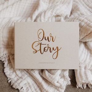 Hochzeitstagebuch | Erstes Ehejahr Tagebuch | Geschenk zu Hochzeit | Ausfüllbuch mit Aktionskarten | Hochzeitseinladung