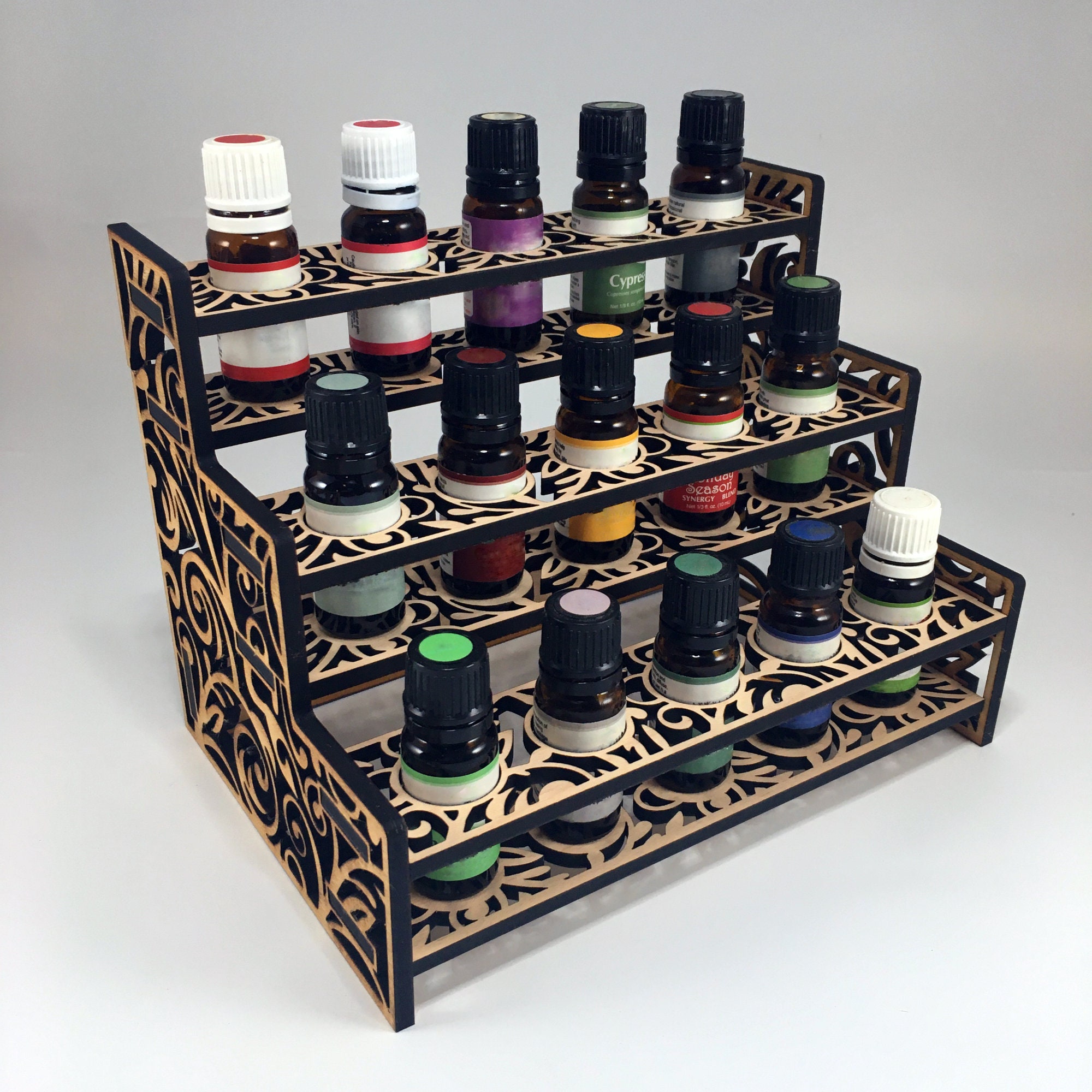 Essential Oil Stand Shelf PDF and SVG Laser Cut File Instant Etsy Canada