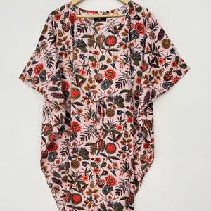 Indian Cotton kaftan, Cotton kaftan, Free size kaftan, Long Cotton kaftan, Soft Cotton Kaftan, Kaftan Dress, Women Dress Up