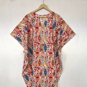 Indian Cotton kaftan, Cotton kaftan, Free size kaftan, Long Cotton kaftan, Soft Cotton Kaftan, Kaftan Dress