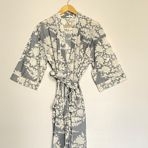 100% Cotton Kimono Robes, Dresses, Pure Cotton Kimono, Cotton Kimono, Festival Clothing, Kimono Kaftan, Oriental Kimono, Women&#39;s robe