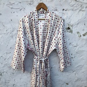 Bridesmaid Art Silk Kimono, Vintage Kimono Robe for Women, Boho Kimono Duster Jacket, Boho Street Wear, House Coat