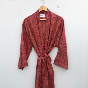 Art Silk Kimono Robe, Dressing Gown Bathrobe Coat, Gifts For Her Bridal Vintage Kimono Beachwear Plus Size Dress Kimono For Woman NK-723