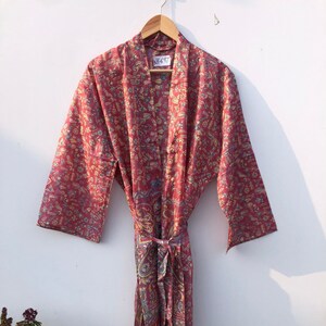 Silk Kimono Bathrobe Dressing Gown Vintage Kimono Robe Beachwear Gifts For Her Plus Size Dress Kimono For Woman