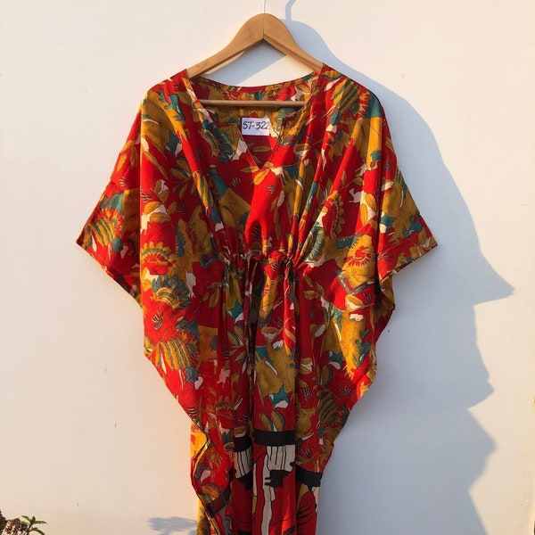 Silk Kaftan - Etsy