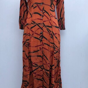 Luxury Silk Dress, Long Women Dress,Soft Silk Wrap Gown,Beachwear, Gift For Her,Silk Crape Dress image 1