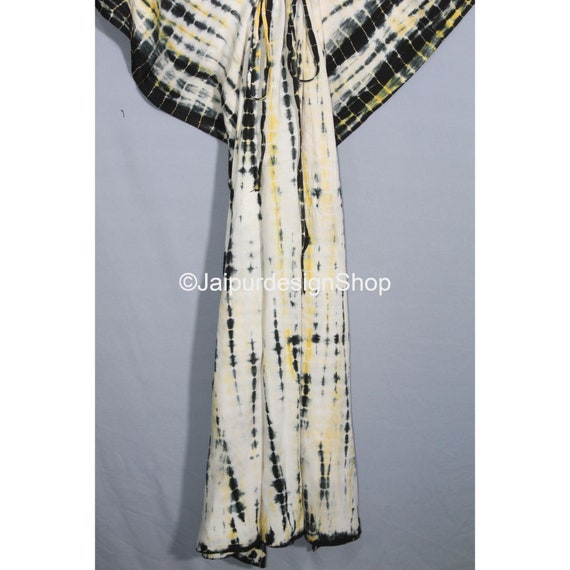 Rayon Caftan Indian Handmade Tie Dye Kaftan Ponch… - image 6