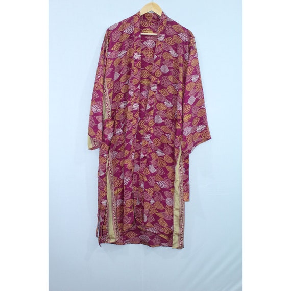 Silk Kimono, Vintage Kimono, Bathrobe, Beachwear,… - image 3