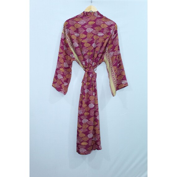 Silk Kimono, Vintage Kimono, Bathrobe, Beachwear,… - image 6