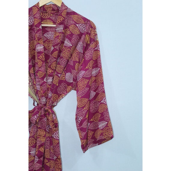 Silk Kimono, Vintage Kimono, Bathrobe, Beachwear,… - image 5