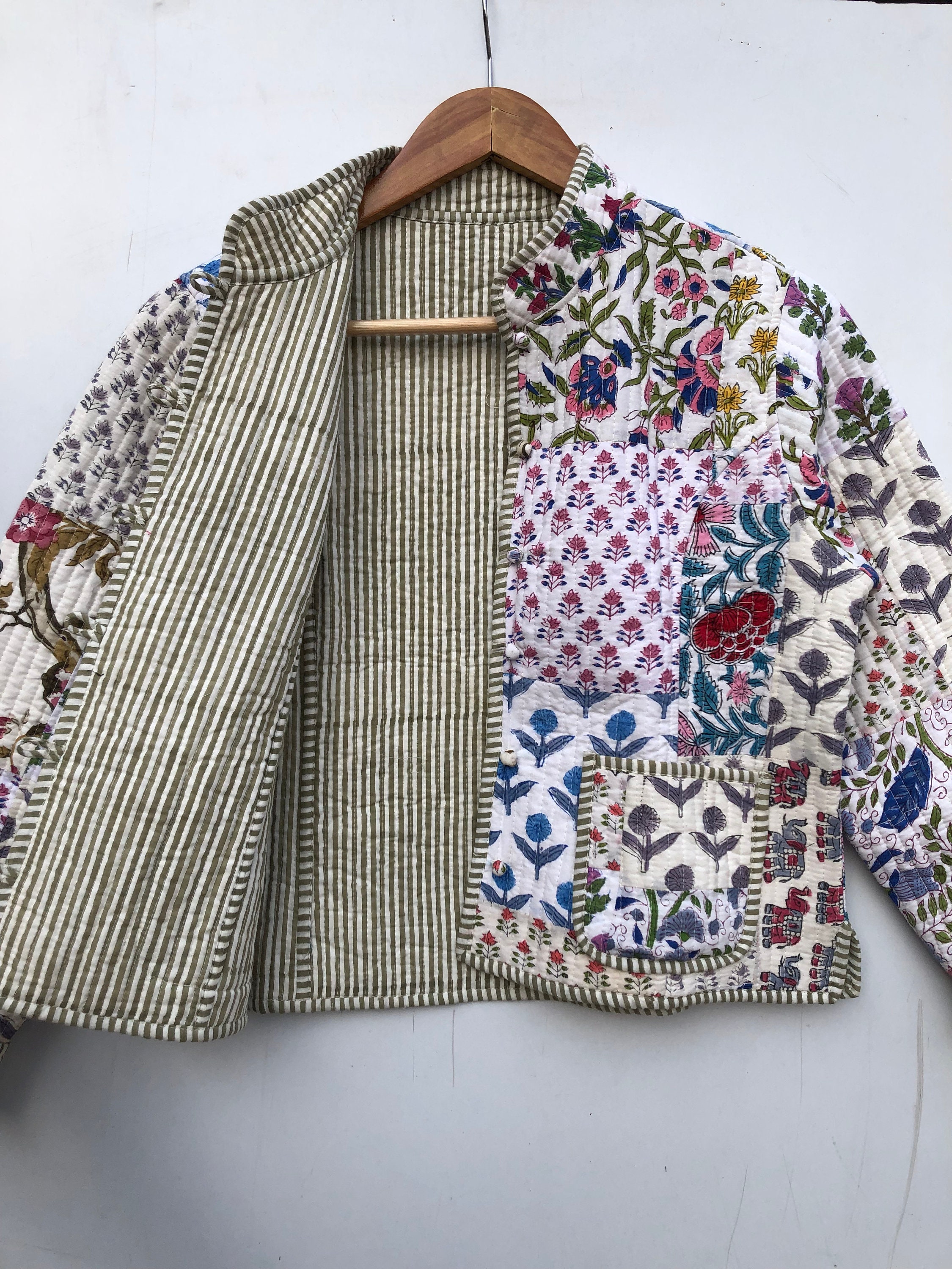 ジャケット・アウター PATCHWORK EMBROIDERY LACE JACKET PATCHWORK EMBROIDERY LACE JACKET