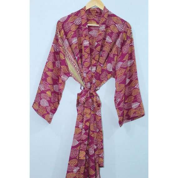 Silk Kimono, Vintage Kimono, Bathrobe, Beachwear,… - image 2