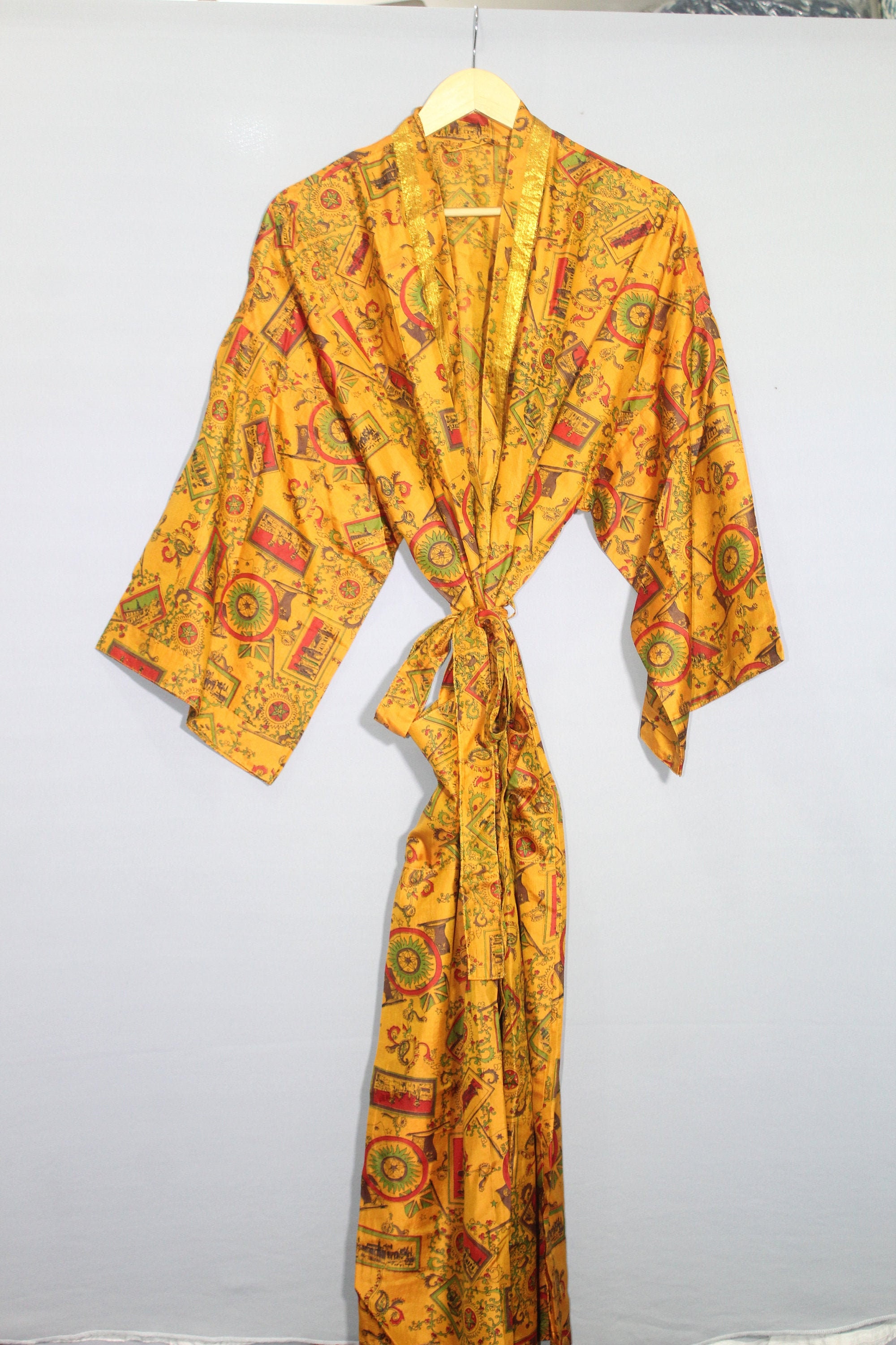 EXPRESS DELIVERY Silk Kimono Robe Beachwear Vintage | Etsy