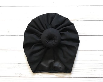 satin lined baby turban
