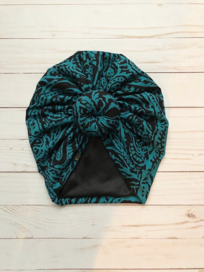 satin lined baby turban