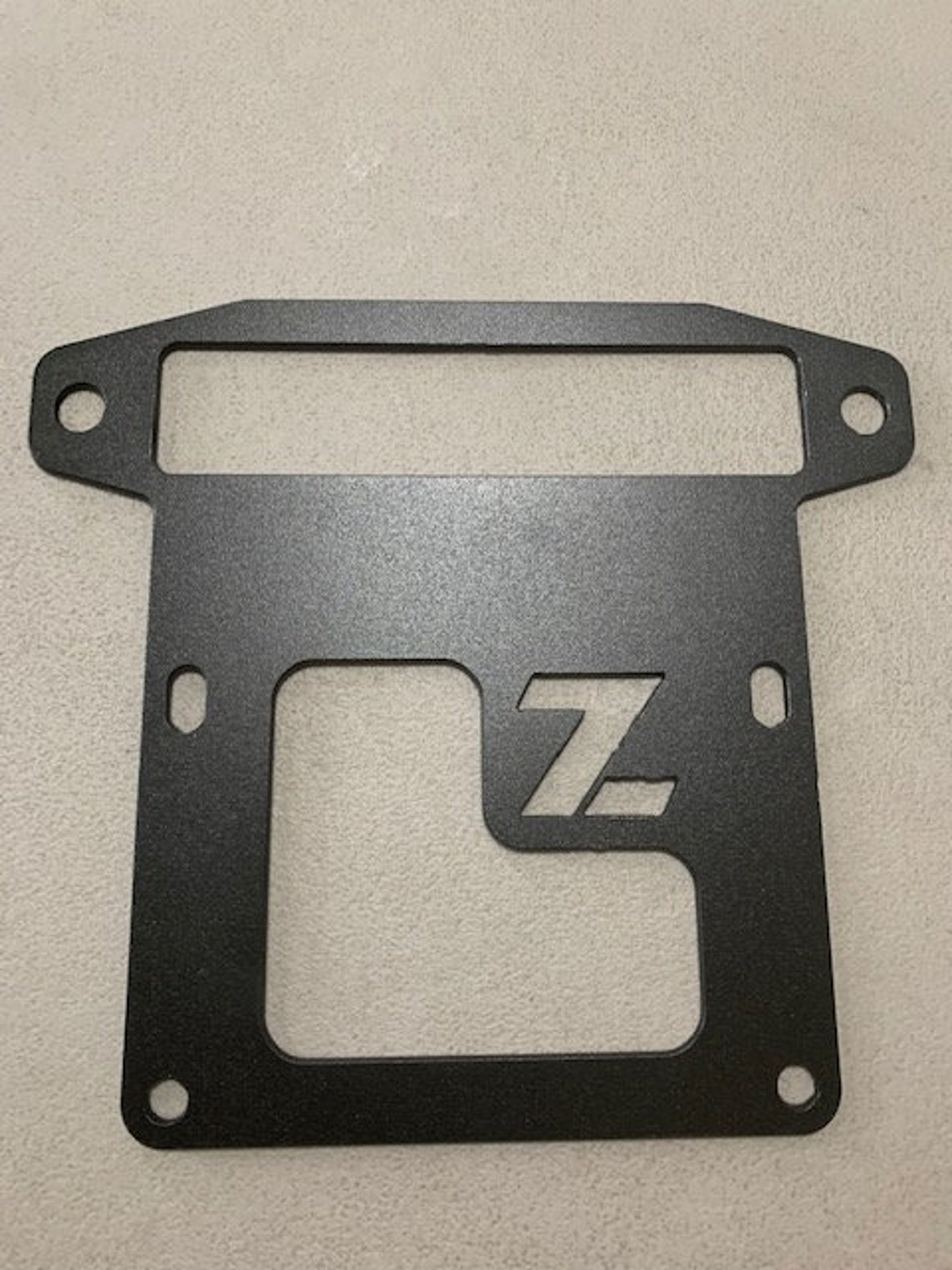 Heavy Duty Flat Winch Bumper License Plate Holder Etsy