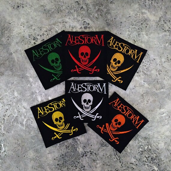 Alestorm patch sew on printed textile patch rock folk power heavy speed metal