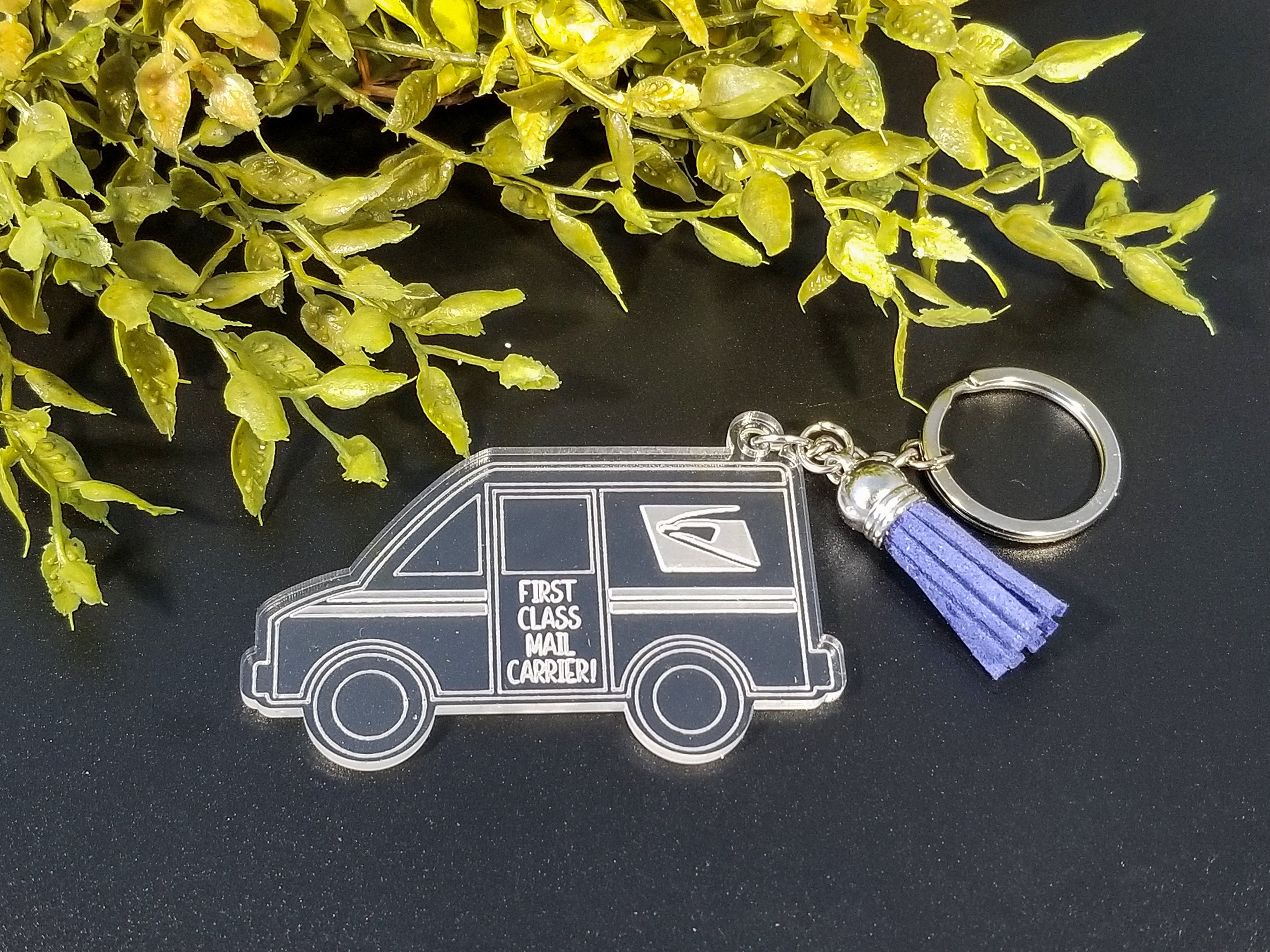 Mail carrier keychains Gift for mailman gift for mail lady Etsy
