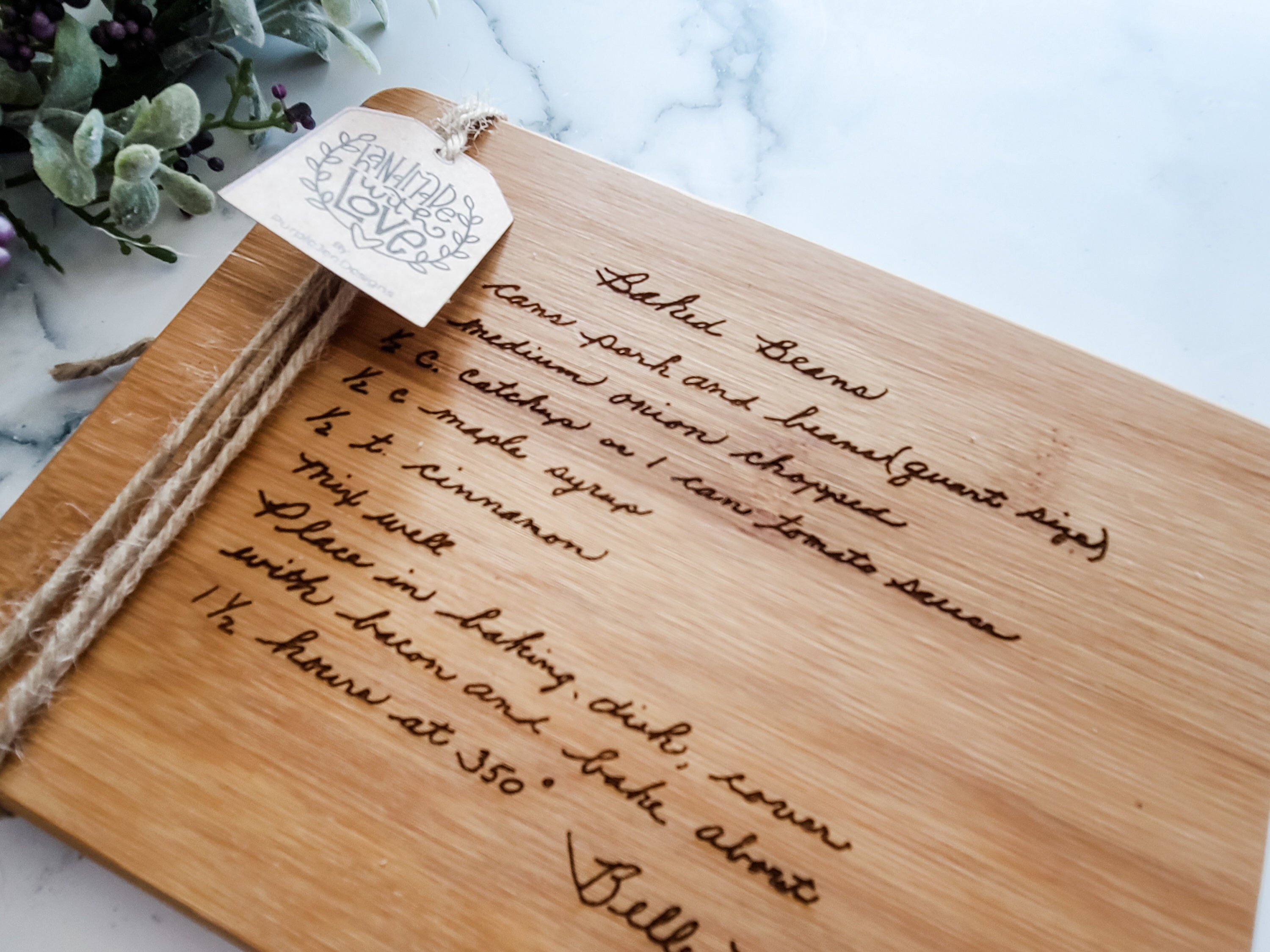 Recipe Cutting Board Wood Engraved Cutting Board bamboo Etsy