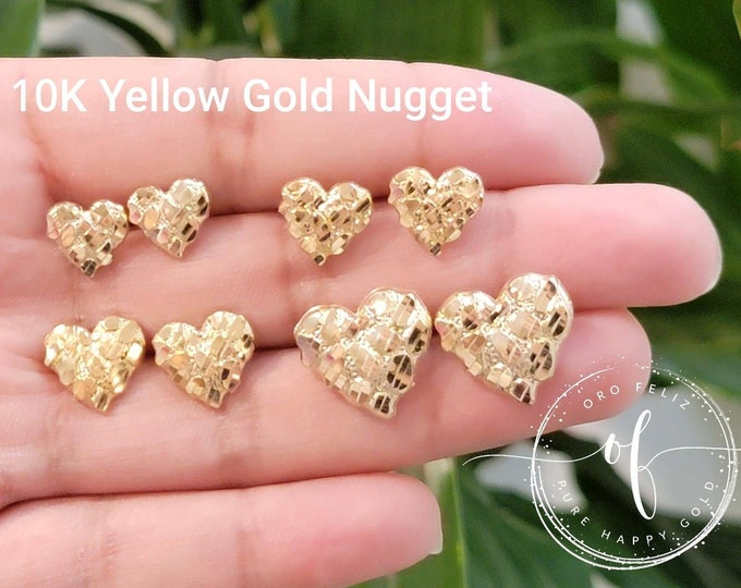 10K Yellow Gold Heart Charm Bracelet