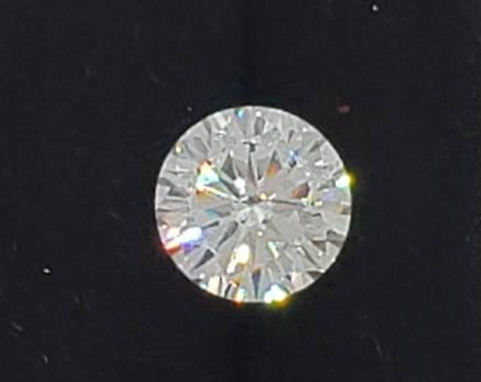 Round Moissanite White E-F • 0.25  to 5 Carat • 100% Genuine •Loose Moissanite diamond • Brilliant Cut Excellent Grade VVS Color DEF •