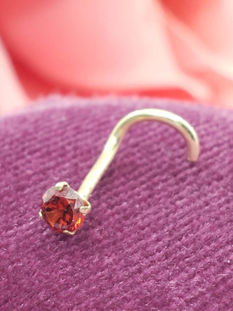 Garnet nose deals ring