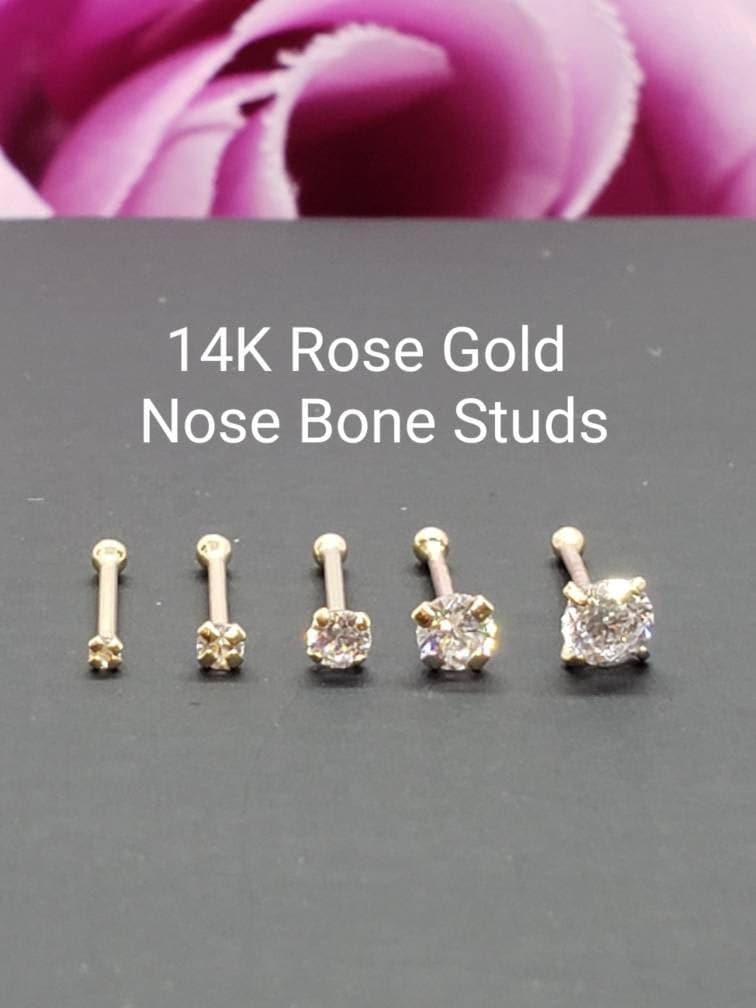 9ct Gold 3mm Diamond-cut Dome Nose Stud | Prouds