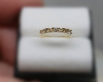 Genuine Diamond OR Lab Diamond  14K REAL Solid Gold Nose Ring, Snug Fitting Solid Gold Hoop , Nose Cartilage Tragus Helix, Hoop 8mm 10mm