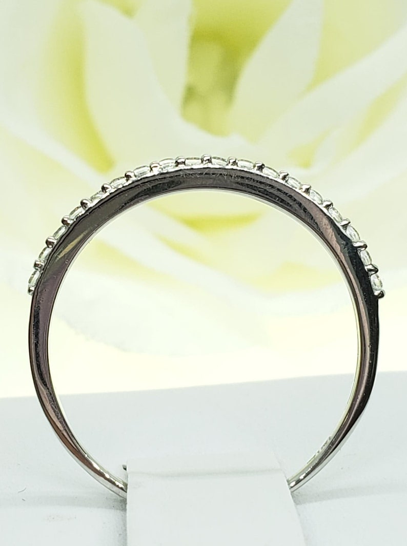0.50 Ct 14K Real Gold Round Cut Channel Set Wedding Anniversary Ring Band
