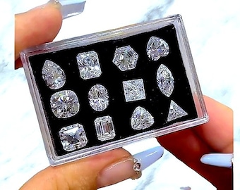 Flawless  Moissanite D FL, Round Shape, Heart Shape, Princess Cut, Emerald Cut, Marquise Cut, Oval Cut, Cushion Cut. Brand NEW !!!