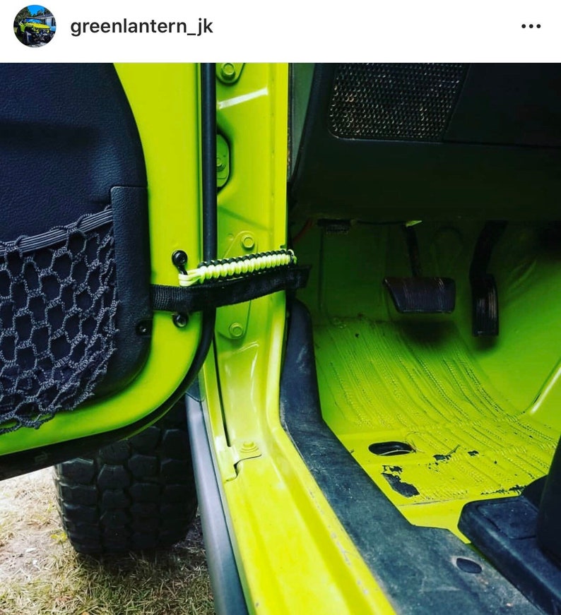 Jeep Door Limiting Straps Wrangler Paracord Limiting Straps Etsy