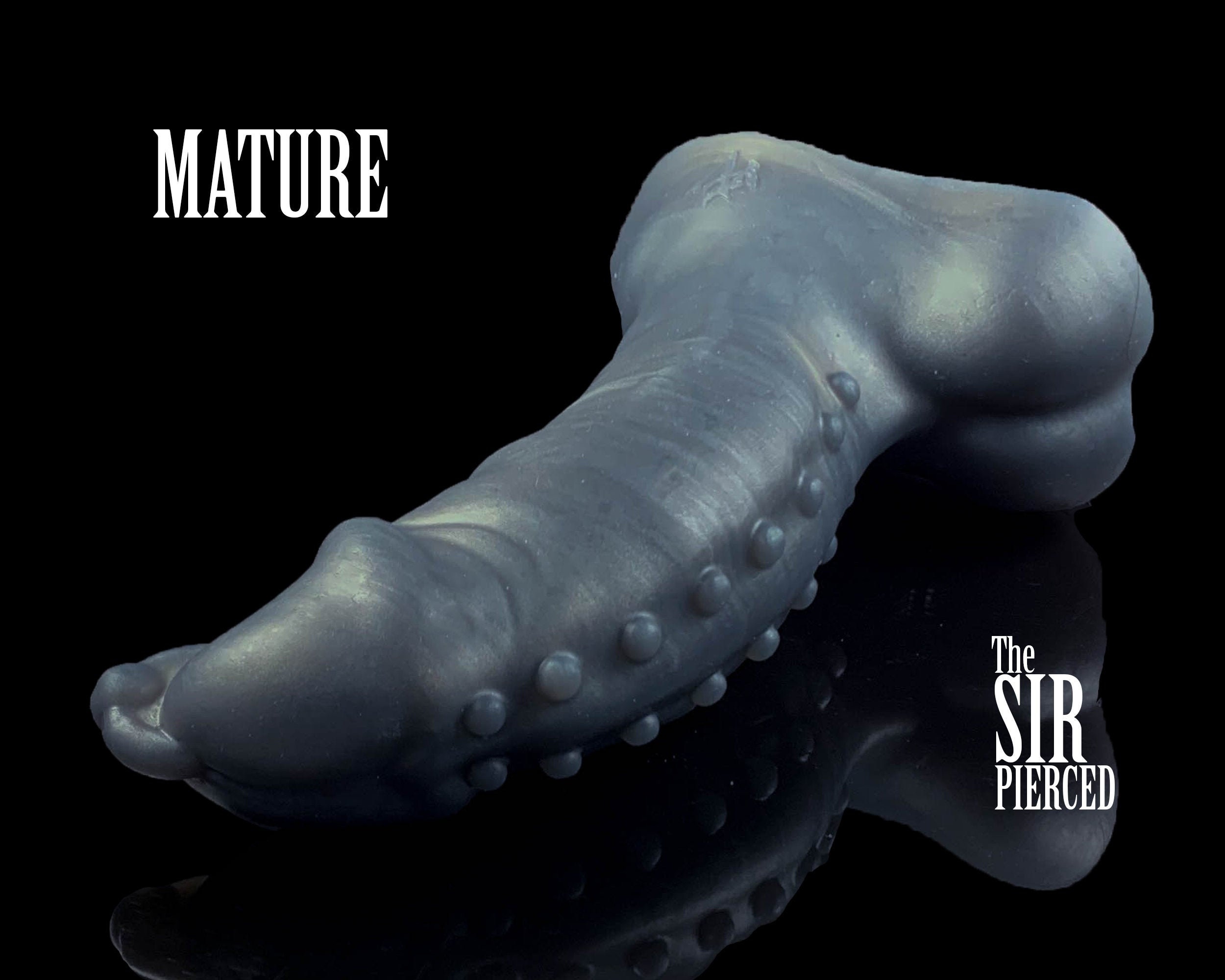 Medium the Pierced Sir, Adult Sex Toy, Custom Silicone Dildo, Mature - Etsy
