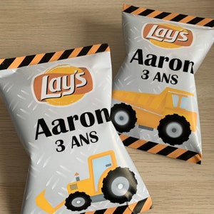 Paquets de chips personnalisés