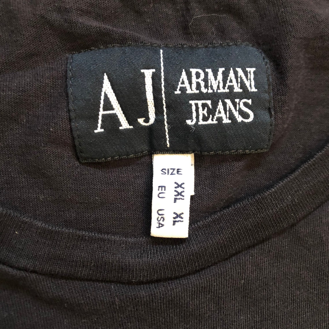 Armani Jeans Re-Worked Crop Top Size Large | Etsy