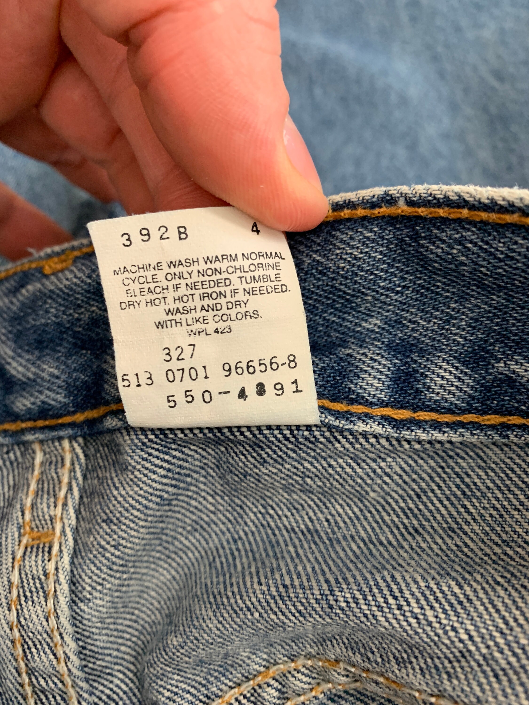 Herren Vintage Levis 550 Blue Denim Jeans Made In USA Hose Herren 