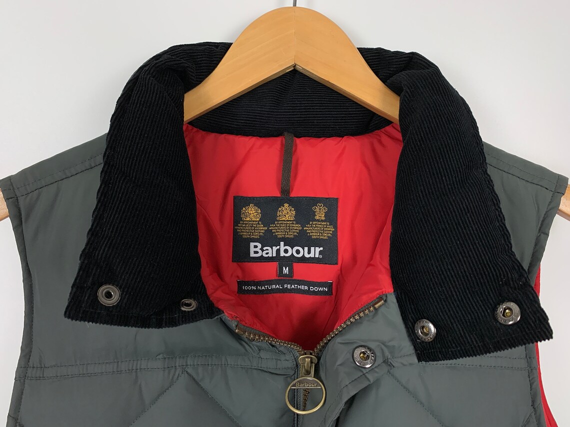 Men's Barbour Explorer Down Gilet Quilted Vest Puffer Etsy