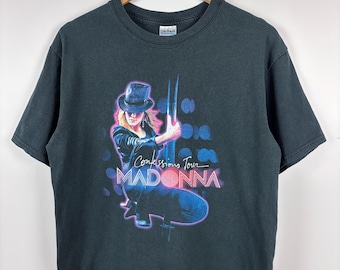 Rare!! Vintage MADONNA the Confessions Tour Tokyo Dome Tee Shirt