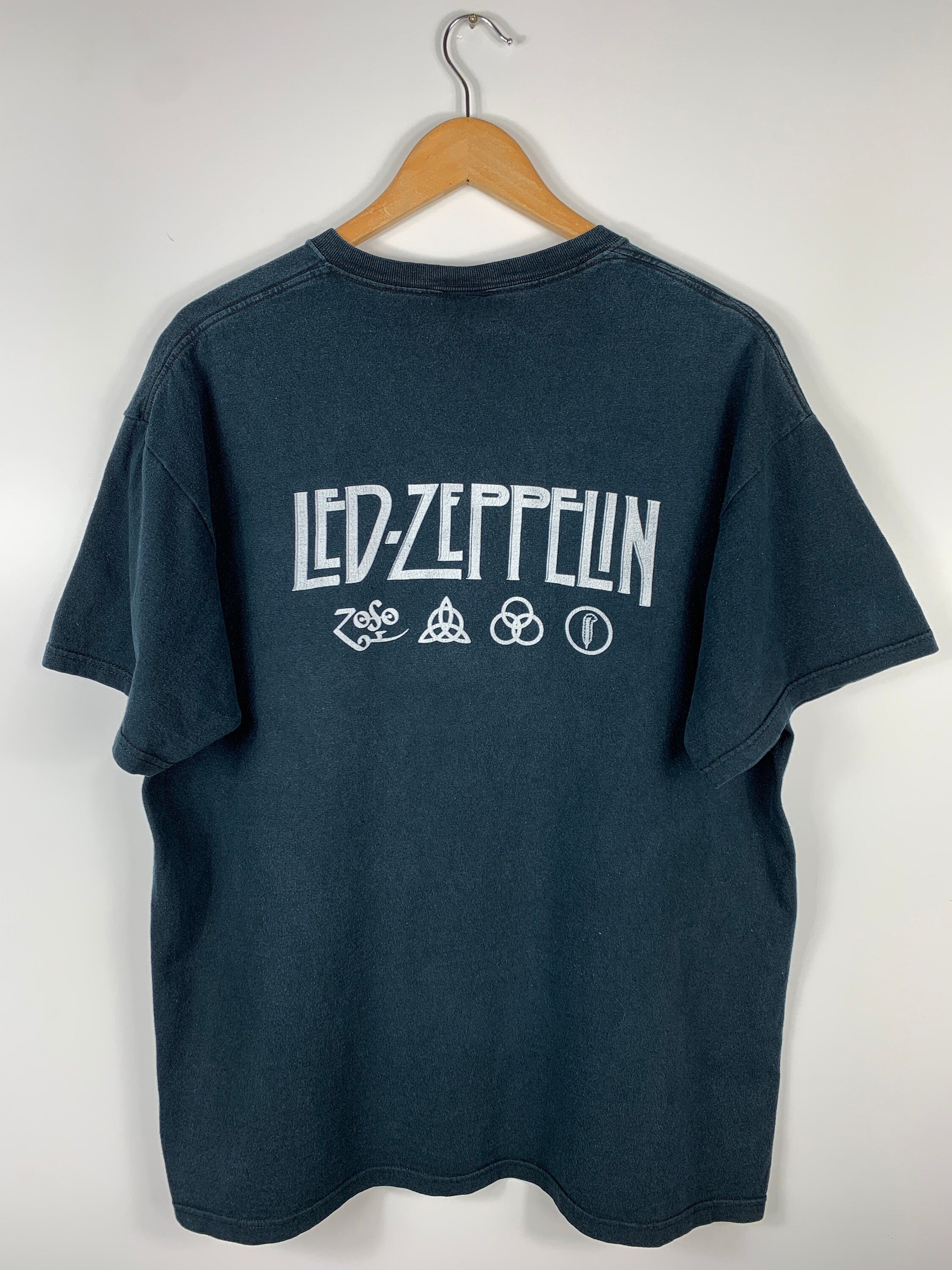Official Led Zeppelin 'Is My Brother' T-Shirt - Red, Unisex, Size XXL