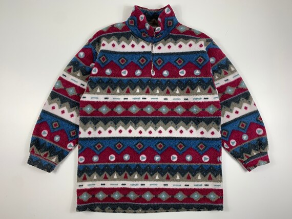 Retro fleece outlet jumper