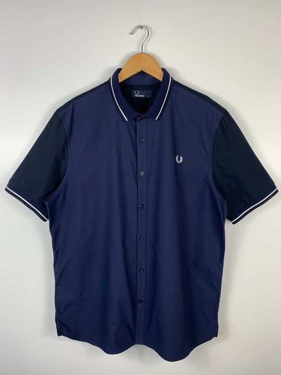 Fred perry short sales sleeve shirt xl