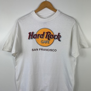 Vintage Hard Rock Cafe San Francisco White T-Shirt Mens Size M