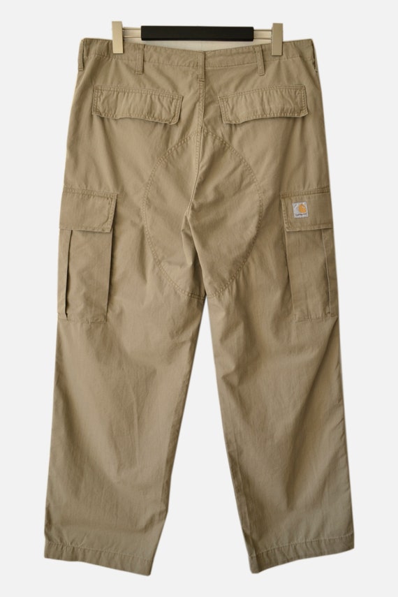 Men's Carhartt Cargo Pants Beige Size 38x32