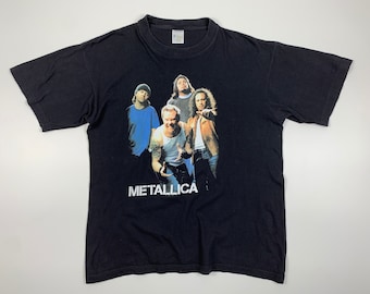 Vintage Metallica 1996 on the Load Again Merch T-shirt Double Side  