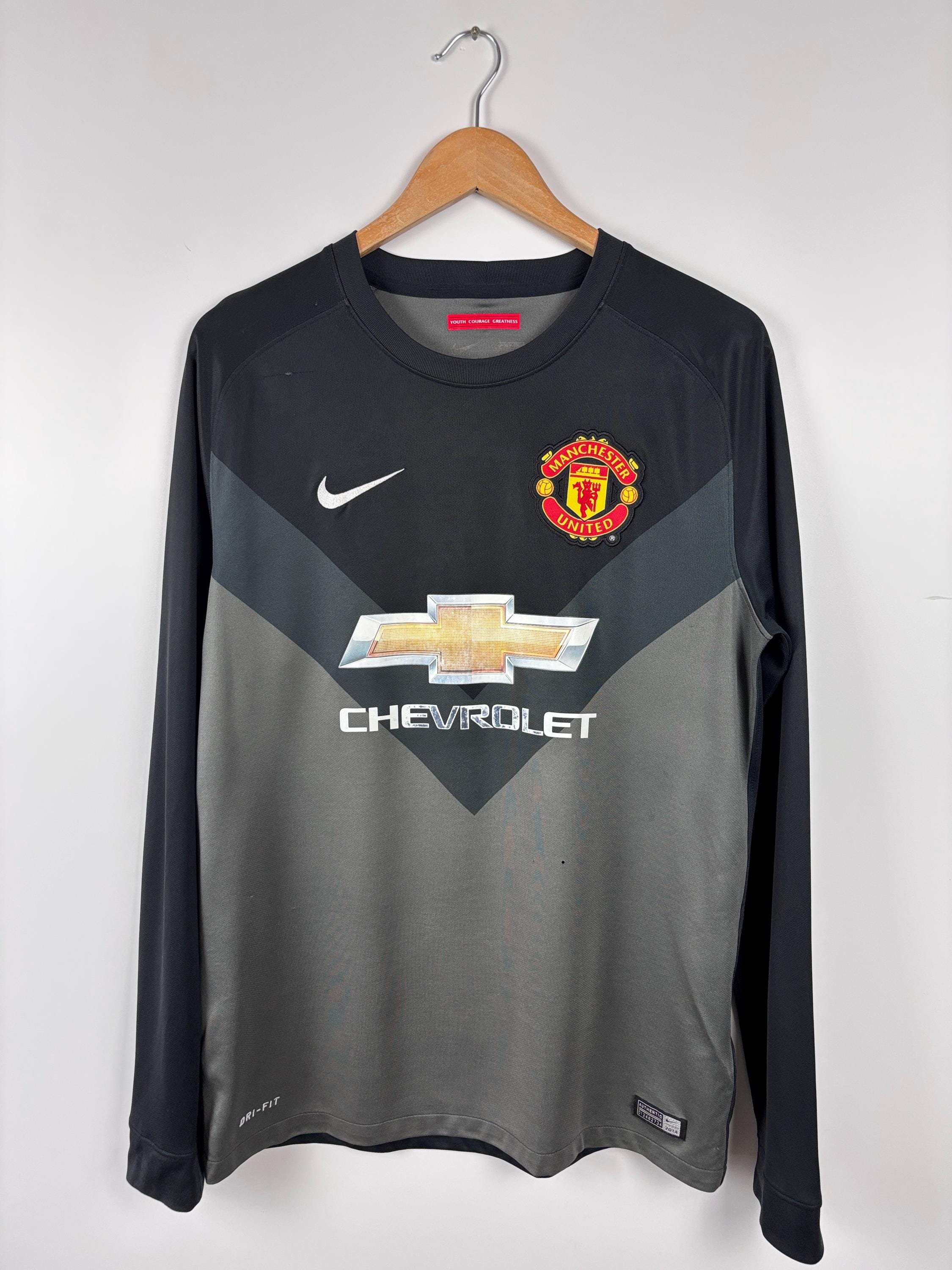 Manchester United 2014-2015 Away Goalkeeper Jersey Nike Soccer Shirt Size M  - Etsy, image size:2250x3000