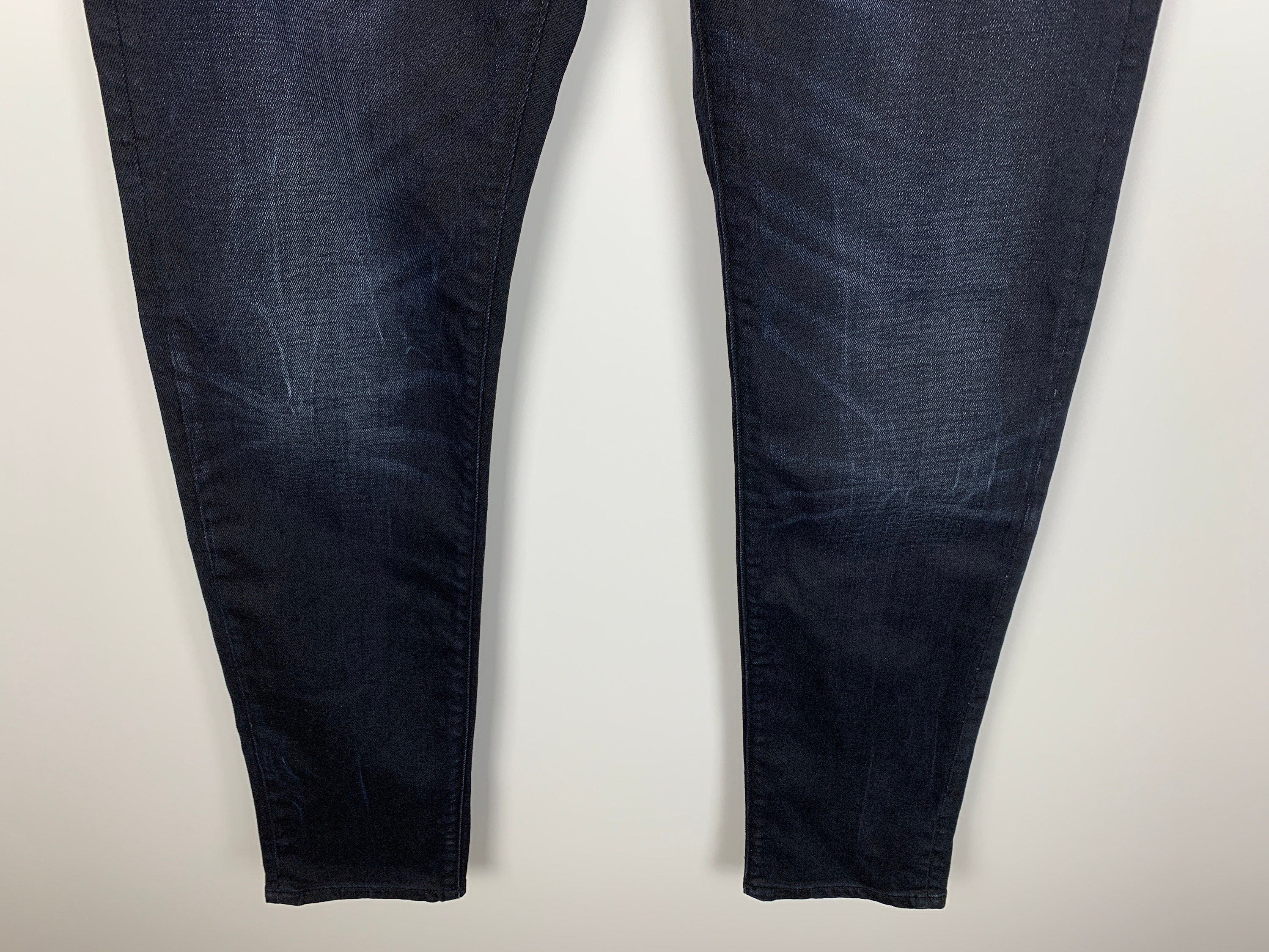 Hombre G-Star Raw 3301 Slim Jeans Pantalones Vaqueros Pantalón Azul Marino  Auténtico Street Style Talla 27x30 -  México