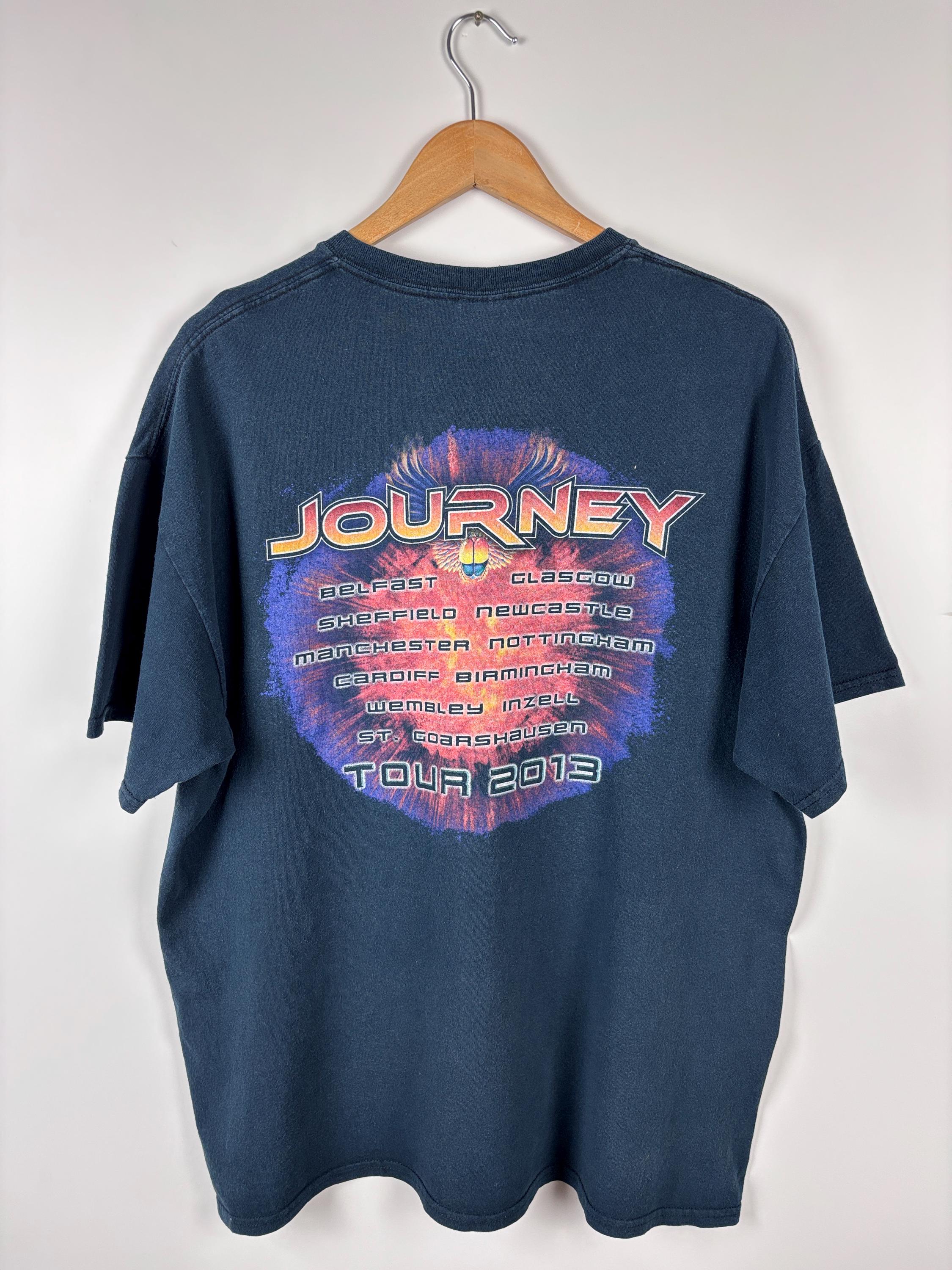 Mens Journey 2013 Tour Rock T-shirt Navy Blue Size XL - Etsy New