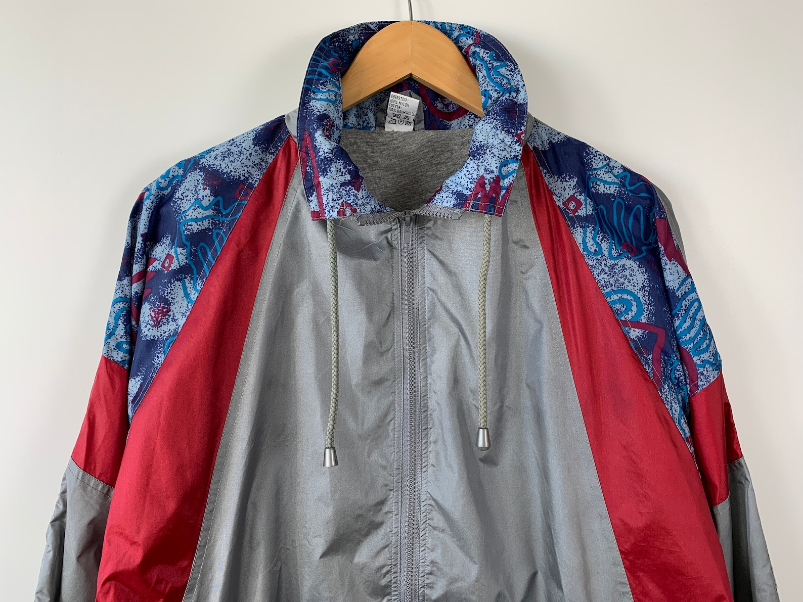 Vintage Rave Metal Jacket 90s Multicolor Size L Etsy