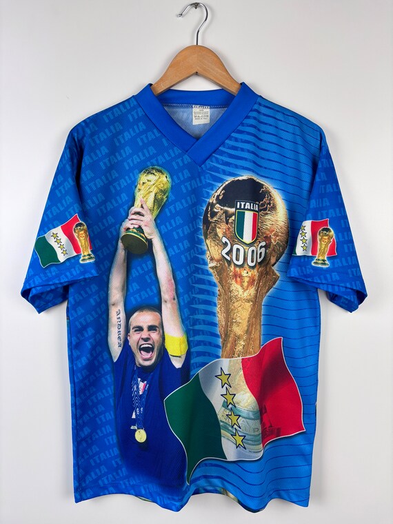 Italy 2006 World Cup Winners Fan Football Jersey Soccer