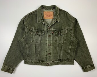 Green Levis Jacket - Etsy Hong Kong