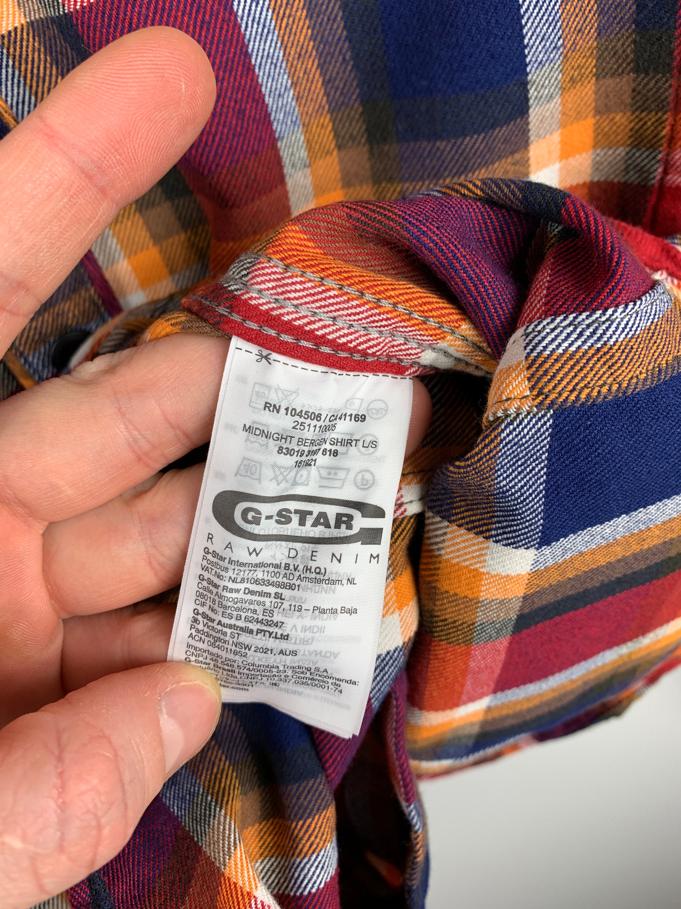 g star flannel